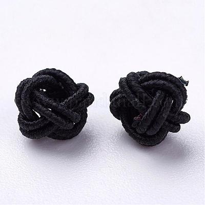 Polyester Weave Beads&nbsp;WOVE-N002-05-1