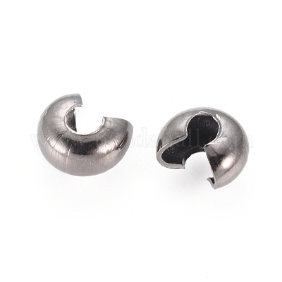 Iron Crimp Beads Covers&nbsp;IFIN-H030-NFB-NF-1