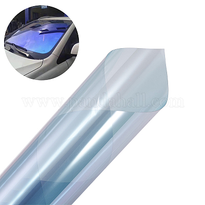 Car Window Sun Visor Strip Tint Film Gradual Color Glossy DIY Car Front Windshield Protect Shade Sticker, 20CM150CM, Sun Protection - Canada