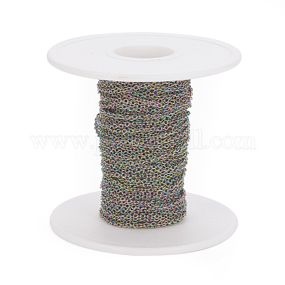 Ion Plating(IP) 304 Stainless Steel Cable Chains&nbsp;CHS-L021-009B-1