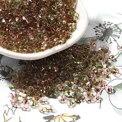 Transparent Baking Paint Glass Seed Beads&nbsp;SEED-A033-06A-03-1