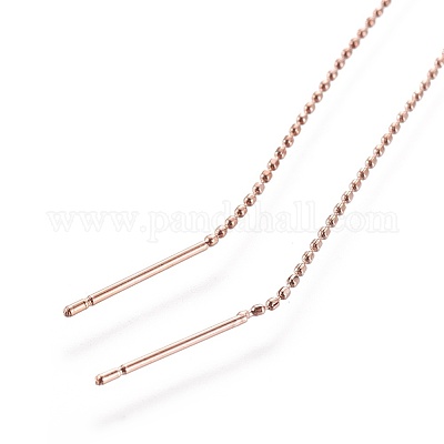 Brass Stud Earring Findings&nbsp;KK-I645-03RG-1