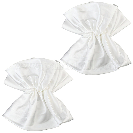 Polyester Oversleeves for Bride&nbsp;AJEW-WH20120-25B-1