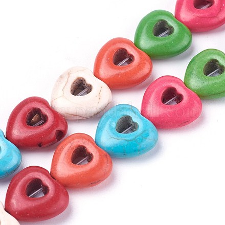 Synthetic Turquoise Beads Strands&nbsp;G-E520-01-1
