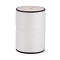 Round Waxed Polyester Thread String, Micro Macrame Cord, Twisted Cord, for Leather Sewing Stitching, WhiteSmoke, 0.8mm, about 54.68 Yards(50m)/Roll