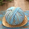 Wool Yarn, For Hand Knitting Thick Thread, Crochet Cloth Yarn, Deep Sky Blue, 0.3mm, 120m/skein