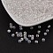 Eco-Friendly Transparent Acrylic Beads, Round, AB Color, Clear AB, 4mm, Hole: about 1.2mm; about 17000pcs/500g.