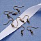 Antique Bronze, 17~19x0.8mm, Hole: 2mm, Pin: 0.6mm