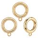 6Pcs Brass Spring Gate Clasps&nbsp;KK-SC0006-42G-02-6