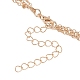 Alloy 3 Layer Necklaces for Women&nbsp;WG9523E-08-3