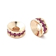 Brass Micro Pave Cubic Zirconia Spacer Beads&nbsp;KK-R216-13KCG-03-2
