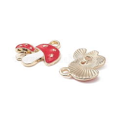 10Pcs 5 Colors Autumn Theme Alloy Enamel Pendants&nbsp;ENAM-YW0002-79
