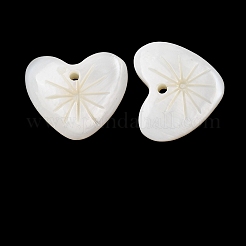 Natural Freshwater Shell Carved Pendants&nbsp;SHEL-K006-70A