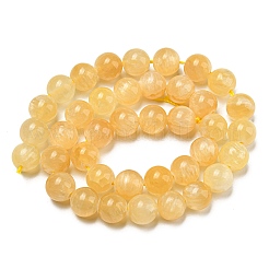 Natural Honey Calcite Beads Strands&nbsp;G-R494-A05-04