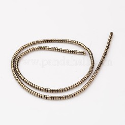 Electroplate Non-magnetic Synthetic Hematite Beads Strands&nbsp;G-I175-25