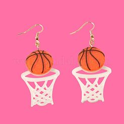 Printed Acrylic Dangle Earrings&nbsp;FS-WG14A31-01