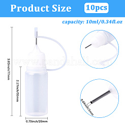 10Pcs Polyethylene(PE) Needle Applicator Tip Bottles&nbsp;TOOL-GF0003-52A