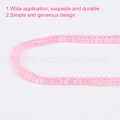 2 Strands Natural Rose Quartz Beads Strands&nbsp;G-GO0001-56