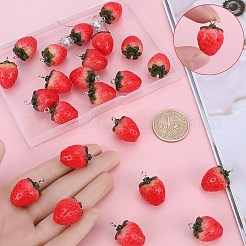 24Pcs Opaque Resin Pendants&nbsp;RESI-SC0002-98