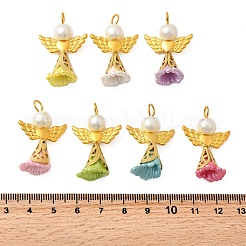 50Pcs Acrylic Imitation Pearl & Glass Pendants&nbsp;PALLOY-JF03940