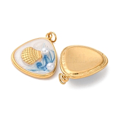 304 Stainless Steel Enamel Pendants&nbsp;STAS-U061-16G
