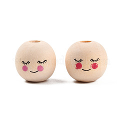 Maple Wood European Beads&nbsp;WOOD-S055-25