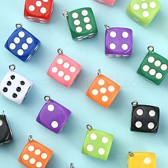20Pcs 10 Colors Plastic Pendants&nbsp;KY-CJ0001-56