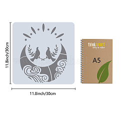 Plastic Reusable Drawing Painting Stencils Templates&nbsp;DIY-WH0244-040
