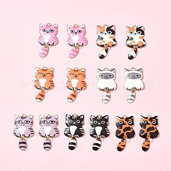14Pcs 7 Colors Alloy Enamel Pendants&nbsp;FIND-FS0002-99