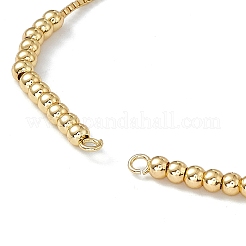 Brass Rhinestone Slider Bracelet Makings&nbsp;KK-E068-VD014-2