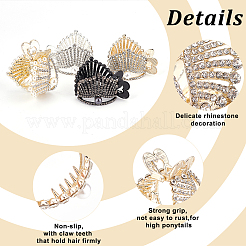 4Pcs 4 Style Lovely Pearl Rhinestone Claw Hair Clips&nbsp;PHAR-CP0001-05