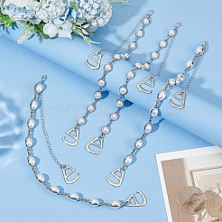Plastic Imitation Pearl Non-slip Bra Straps&nbsp;FIND-FG00001
