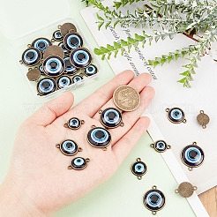 30Pcs 5 Style Plastic Connector Charms&nbsp;FIND-AR0002-83AB