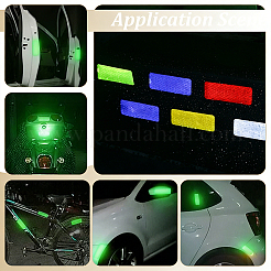 200Pcs PET Multifunctional Reflective Self Adhesive Stickers&nbsp;STIC-GO0001-04A