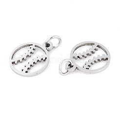 304 Stainless Steel Charms&nbsp;STAS-ZX044-01S-02