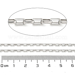 304 Stainless Steel Rectangle Link Chains&nbsp;CHS-G038-03P