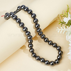 1 Strand Electroplated Synthetic Non-Magnetic Hematite Beads Strands&nbsp;G-PA0002-42A