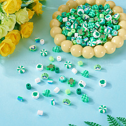 200Pcs 10 Styles Handmade Polymer Clay Beads&nbsp;CLAY-TA0001-66