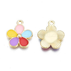 Alloy Enamel Pendants&nbsp;PALLOY-S133-012