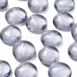 25Pcs Handmade Lampwork Futhark Rune Stones Set with Beginner Guidebook&nbsp;AJEW-P131-09