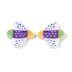 Printed Opaque Resin Beads&nbsp;RESI-N043-24B