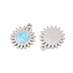 304 Stainless Steel Enamel Pendants&nbsp;STAS-K293-30P-01