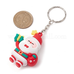 Christmas Theme PVC Plastic Keychains&nbsp;KEYC-JKC00781-02
