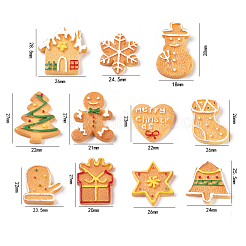 Christmas Theme Resin Decoden Cabochons&nbsp;RESI-CJ0001-06