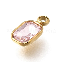 304 Stainless Steel Pendants&nbsp;STAS-Q346-03G-01