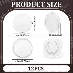 12Pcs Iron Blank Commemorative Coins&nbsp;AJEW-BC0011-02S