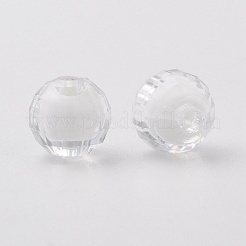 Transparent Acrylic Beads&nbsp;TACR-S086-08mm-01