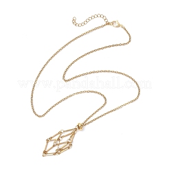 304 Stainless Steel Macrame Pouch Empty Stone Holder Necklace Making&nbsp;NJEW-JN05236-01