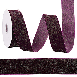 1 Roll Sparkle Single Face Velvet Ribbon&nbsp;OCOR-CY0002-21E