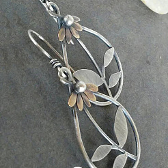 Alloy Dangle Earrings&nbsp;WGEEEF7-01